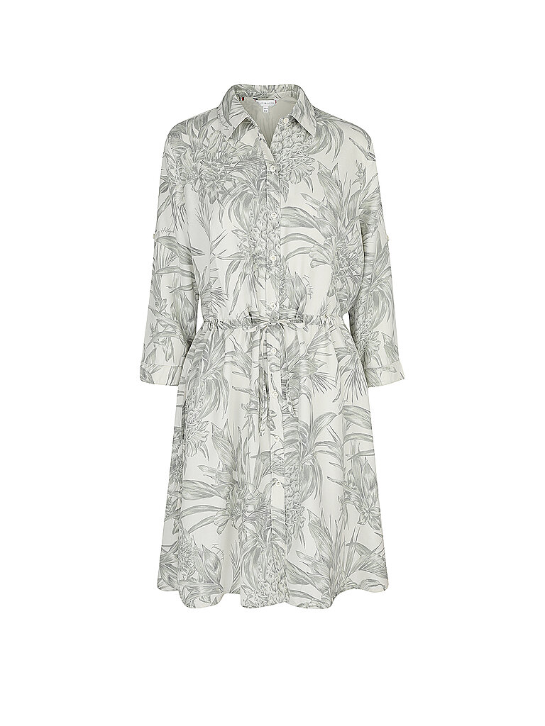 TOMMY HILFIGER Hemdblusenkleid grün | 36